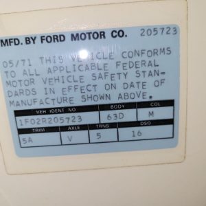 1971 Ford Mustang Boss 351