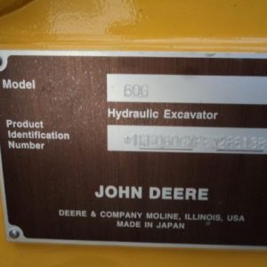 2014 DEERE 60G Excavator
