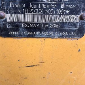 2010 John Deere Excavators 200D LC